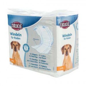 Подгузники для собак (кобелей) Trixie TX-23643 ( L-XL ) 12шт